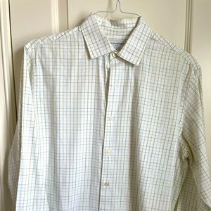 Men’s button-down plaid shirt, neck 15-15.5, Banana Republic